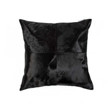 18" Tan Cowhide Throw Pillow