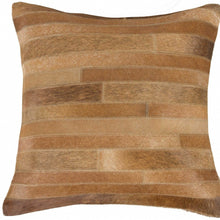 18" X 18" X 5" Brown  Pillow