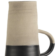 16" Black Ceramic Decorative Jug