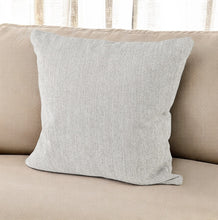 Ash Gray Basket Weave Accent Throw Pillow