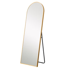 Gold Arched Full-length Standing Mirror