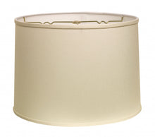 15" Ivory Throwback Drum No Slub Lampshade