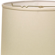 15" Ivory Throwback Drum No Slub Lampshade