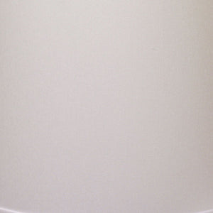 15" White Throwback Drum No Slub Lampshade