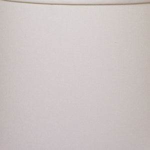 15" White Throwback Drum No Slub Lampshade