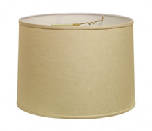 18" Dark Wheat Throwback Drum Linen Lampshade