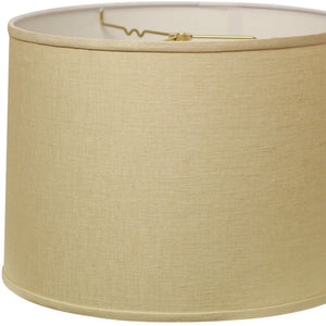 18" Dark Wheat Throwback Drum Linen Lampshade