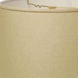 18" Dark Wheat Throwback Drum Linen Lampshade