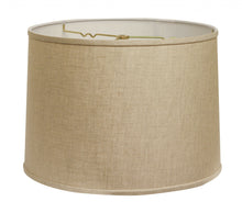 18" Dark Wheat Throwback Drum Linen Lampshade