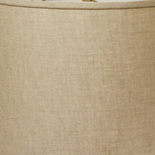 18" Dark Wheat Throwback Drum Linen Lampshade