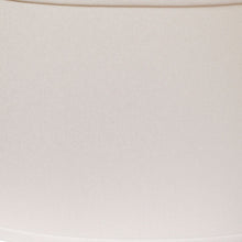 16" White Throwback Oval No Slub Lampshade