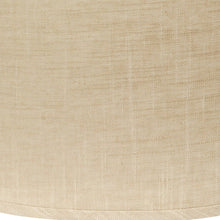 16" Light Wheat Throwback Oval Linen Lampshade