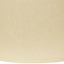 18" Dark Wheat Throwback Oval Linen Lampshade