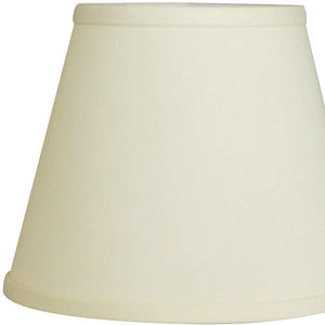 8" Ivory Hardback Empire No Slub Lampshade