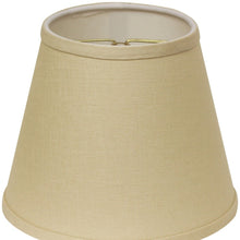 8" Parchment Biege Hardback Empire Linen Lampshade