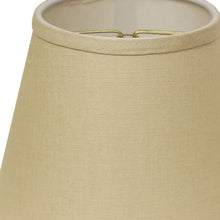 8" Parchment Biege Hardback Empire Linen Lampshade