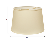 16" Ivory Rounded Empire Slanted No Slub Lampshade