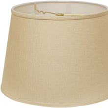 16" Parchment Biege Rounded Empire Slanted Linen Lampshade