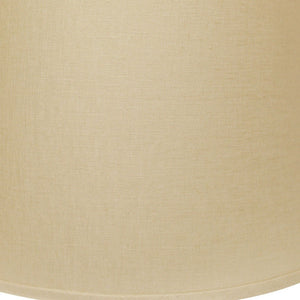 16" Parchment Biege Rounded Empire Slanted Linen Lampshade