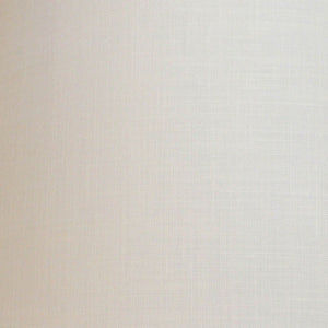 18" White Rounded Empire Slanted Linen Lampshade