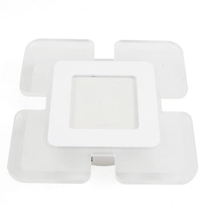 White Modern Acrylic LED Square Ceiling Light