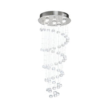 Stylish Spiral Faux Crystal Chandelier Light