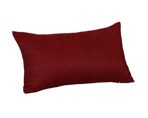 Set Of Two 12" X 20" Polyester Zippered Pillow Cover