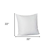 Set of Two 22" White Throw Pillow Covers