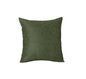 Set of Four 20" Fern Green Fabric Throw Pillow Covers