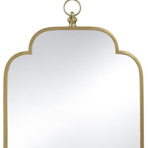 36" Gold Novelty Iron Framed Accent Mirror