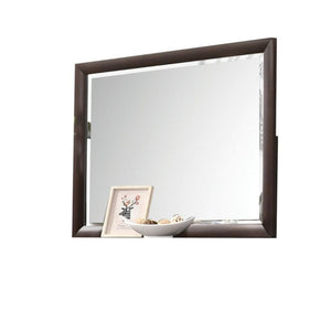 36" Merlot Wood Framed Mounted Dresser Mirror