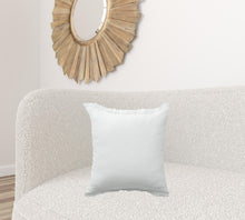 20" X 20" True White 100% Cotton Zippered Pillow