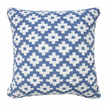 20" X 20" Black And White 100% Cotton Geometric Zippered Pillow