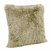 20" X 20" Taupe Polyester Zippered Pillow