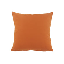 14" X 36" Orange And Dark Orange 100% Cotton Geometric Zippered Pillow