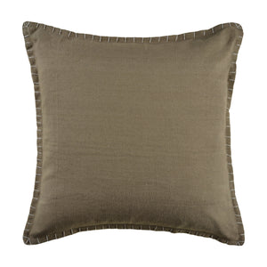 24" X 24" Twilight Blue 100% Cotton Zippered Pillow