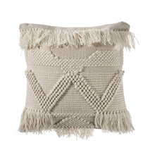 20" Ivory Throw Pillow