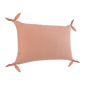 16" X 24" Burnt Orange 100% Cotton Zippered Pillow