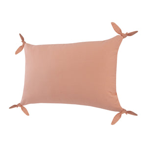 16" X 24" Burnt Orange 100% Cotton Zippered Pillow