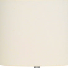 25" Cream Novelty Table Lamp With Cream Drum Shade