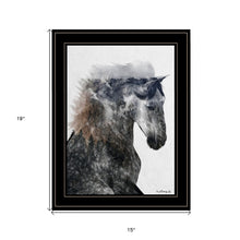 Proud Stallion 2 Black Framed Print Wall Art - Buy JJ's Stuff