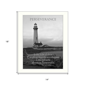 Perseverance 1 White Framed Print Wall Art - Buy JJ's Stuff