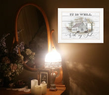 It Is Well 1 White Framed Print Wall Art - Buy JJ's Stuff